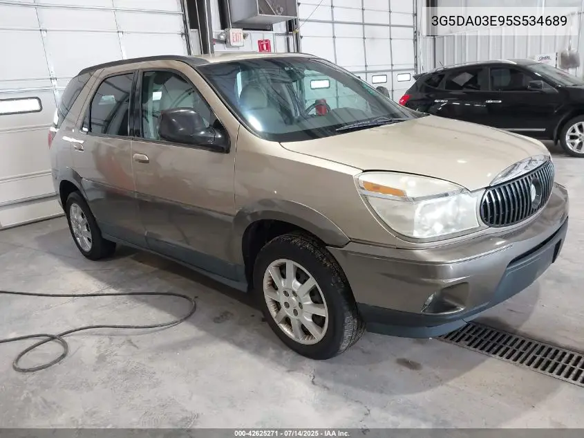 2005 Buick Rendezvous Cx VIN: 3G5DA03E95S534689 Lot: 42625271