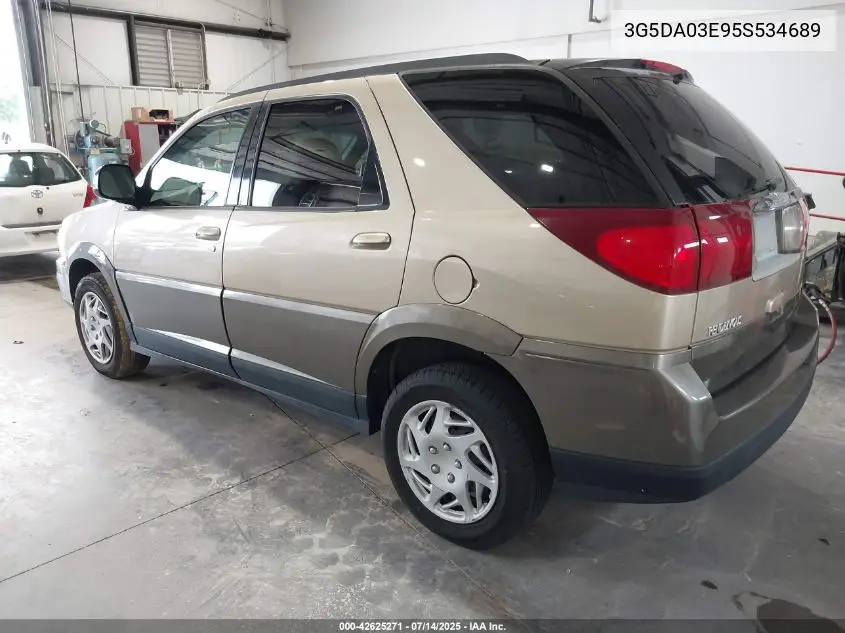 2005 Buick Rendezvous Cx VIN: 3G5DA03E95S534689 Lot: 42625271