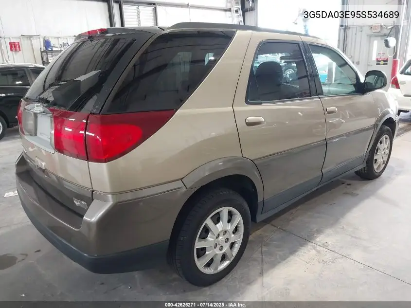 2005 Buick Rendezvous Cx VIN: 3G5DA03E95S534689 Lot: 42625271