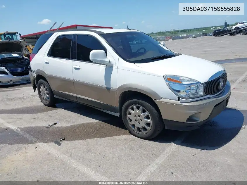 2005 Buick Rendezvous Cx VIN: 3G5DA03715S555828 Lot: 42653866