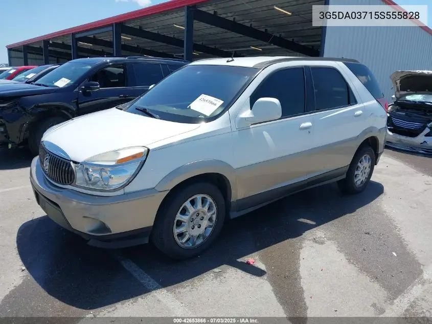 2005 Buick Rendezvous Cx VIN: 3G5DA03715S555828 Lot: 42653866