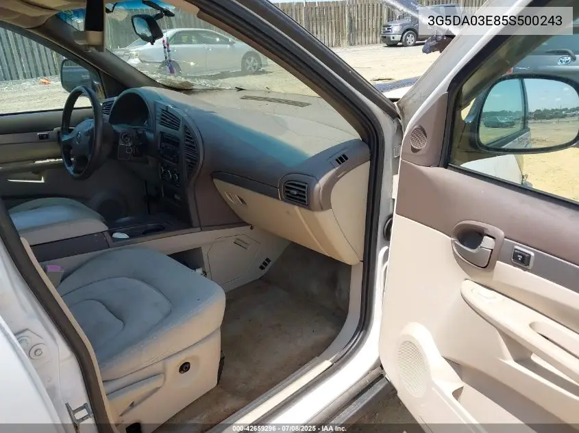 2005 Buick Rendezvous Cx VIN: 3G5DA03E85S500243 Lot: 42659296