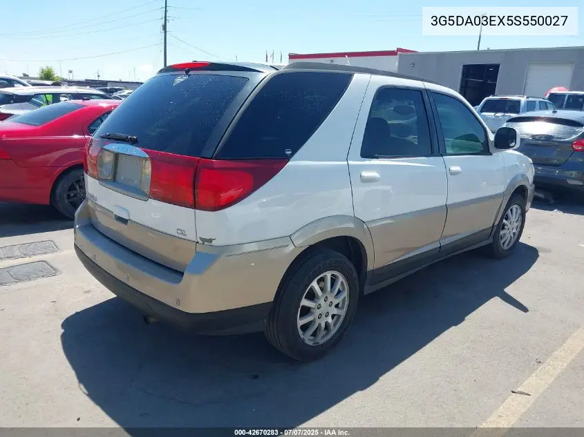 2005 Buick Rendezvous Cx VIN: 3G5DA03EX5S550027 Lot: 42670283