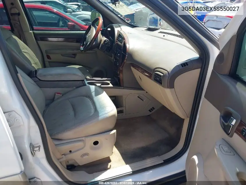 2005 Buick Rendezvous Cx VIN: 3G5DA03EX5S550027 Lot: 42670283