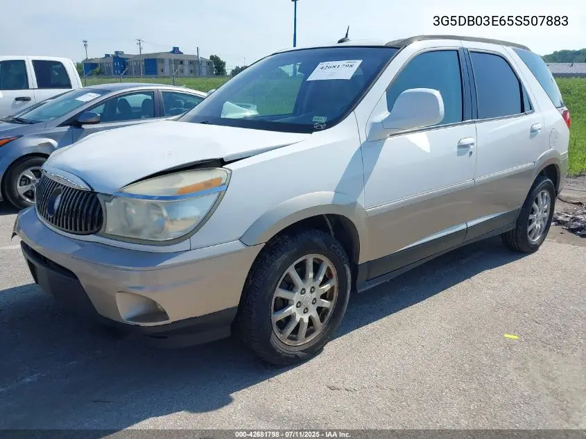 2005 Buick Rendezvous Cx VIN: 3G5DB03E65S507883 Lot: 42681798