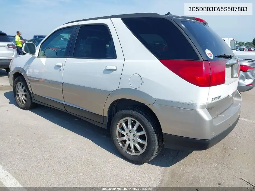 2005 Buick Rendezvous Cx VIN: 3G5DB03E65S507883 Lot: 42681798