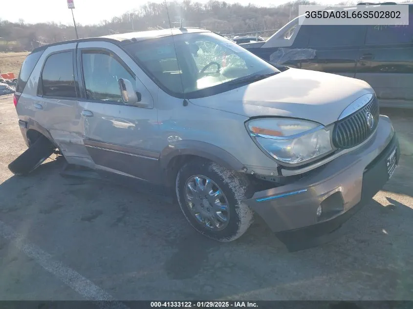 2006 Buick Rendezvous Cx VIN: 3G5DA03L66S502802 Lot: 41333122