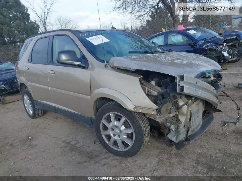 2006 Buick Rendezvous Cx VIN: 3G5DA03L56S577149 Lot: 41498418