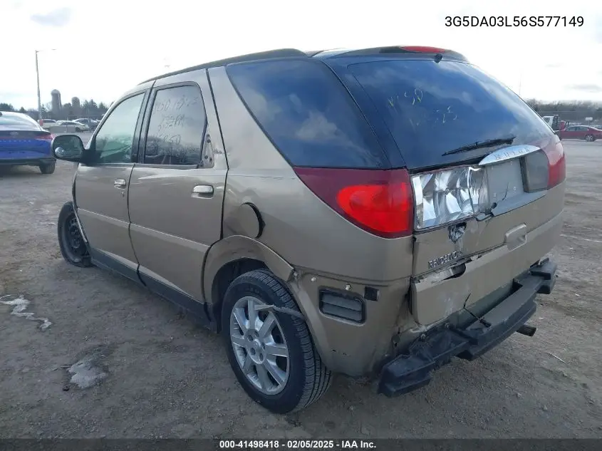 2006 Buick Rendezvous Cx VIN: 3G5DA03L56S577149 Lot: 41498418