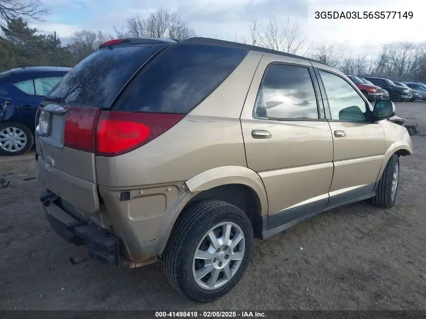 2006 Buick Rendezvous Cx VIN: 3G5DA03L56S577149 Lot: 41498418