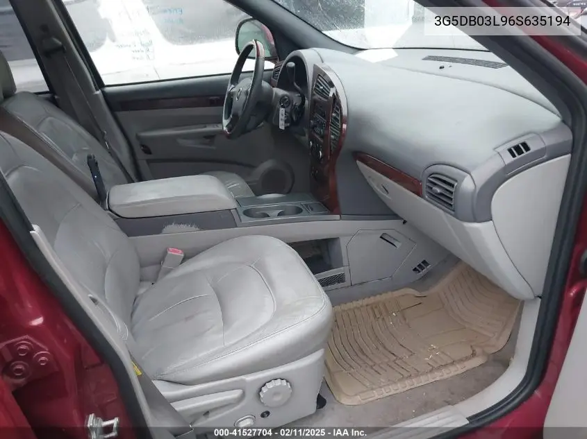 2006 Buick Rendezvous Cx VIN: 3G5DB03L96S635194 Lot: 41527704