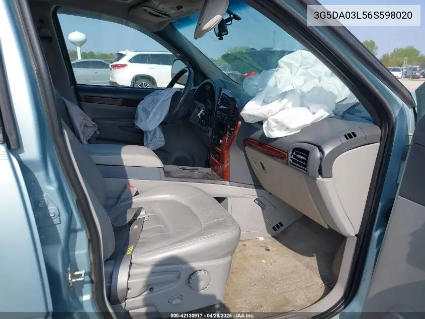 2006 Buick Rendezvous Cx VIN: 3G5DA03L56S598020 Lot: 42130917