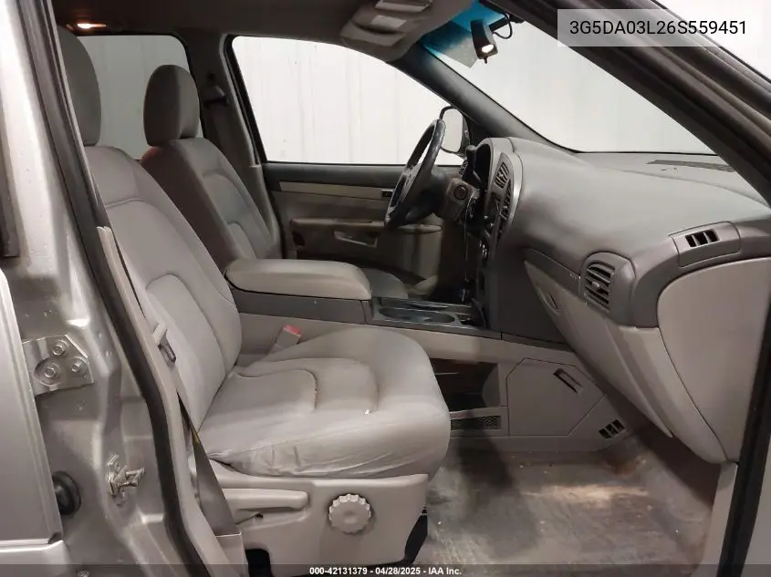 2006 Buick Rendezvous Cx VIN: 3G5DA03L26S559451 Lot: 42131379