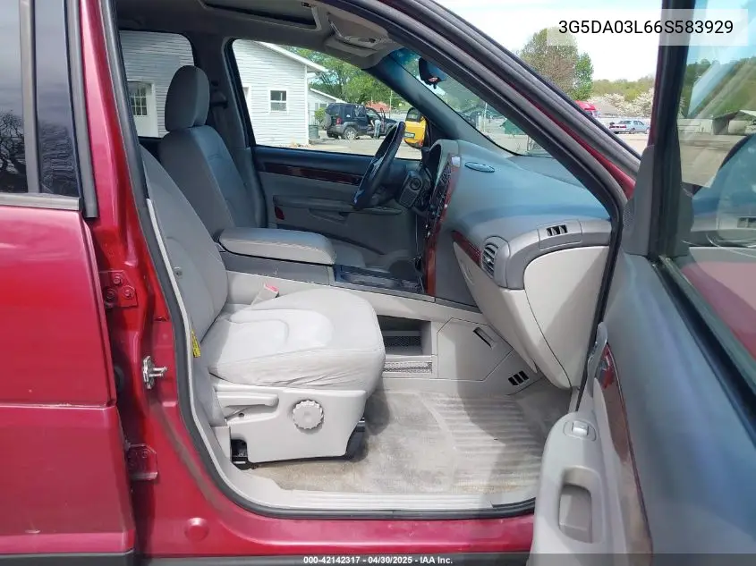2006 Buick Rendezvous Cx VIN: 3G5DA03L66S583929 Lot: 42142317