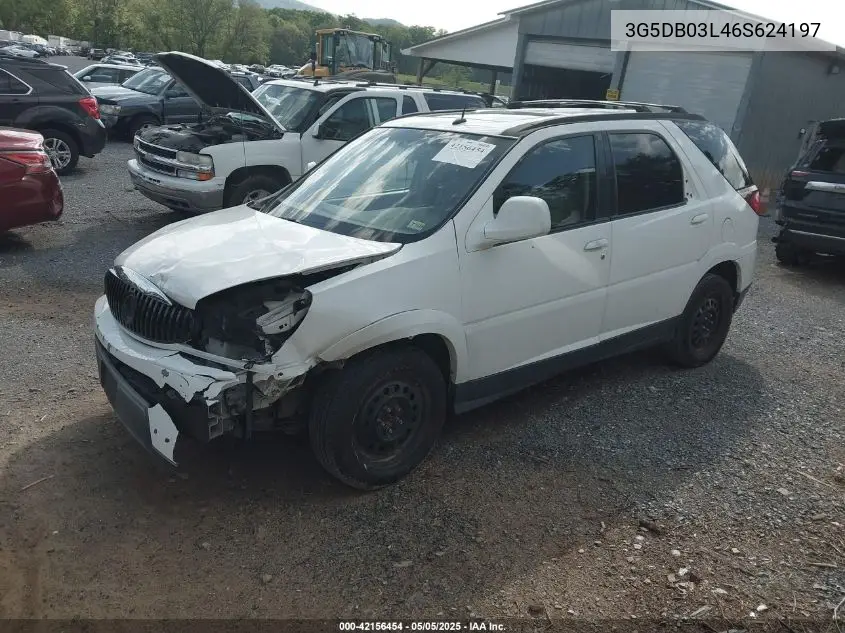 2006 Buick Rendezvous Cx VIN: 3G5DB03L46S624197 Lot: 42156454