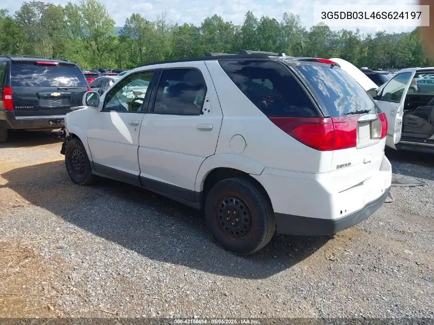 2006 Buick Rendezvous Cx VIN: 3G5DB03L46S624197 Lot: 42156454
