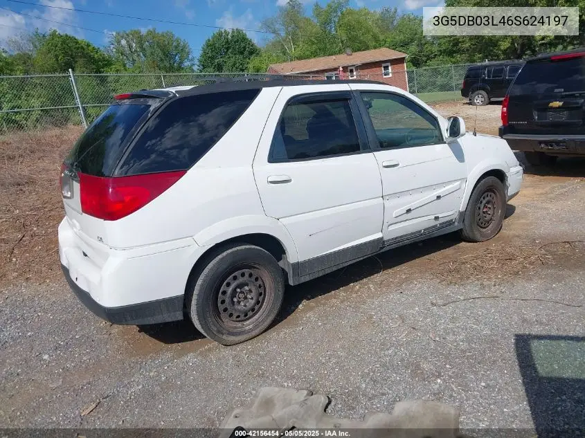2006 Buick Rendezvous Cx VIN: 3G5DB03L46S624197 Lot: 42156454