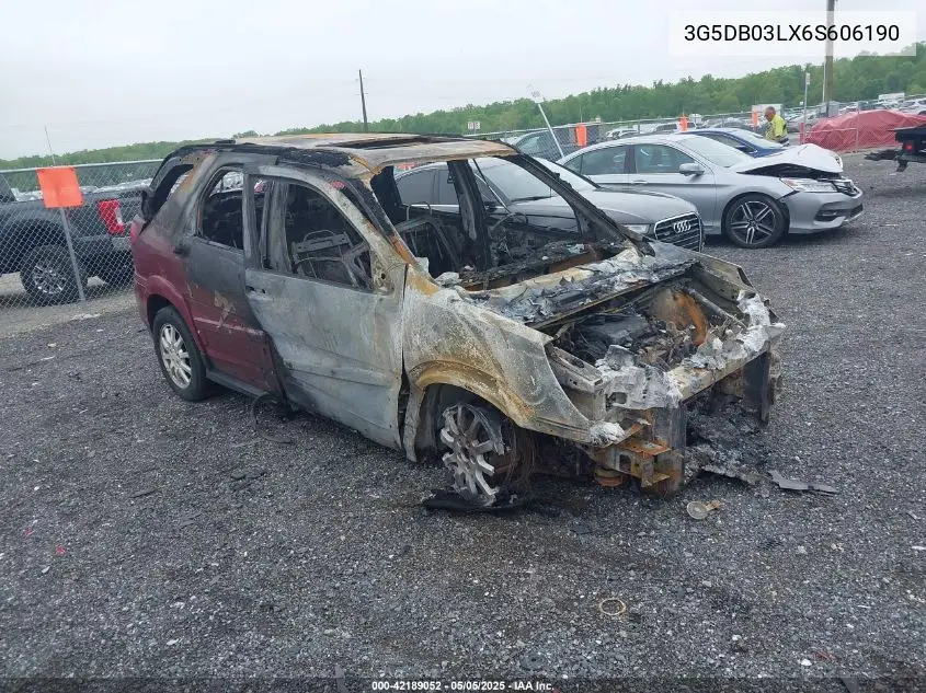 2006 Buick Rendezvous Cx VIN: 3G5DB03LX6S606190 Lot: 42189052