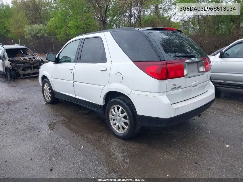 2006 Buick Rendezvous Cx/Cxl VIN: 3G5DA03L96S513034 Lot: 42202288