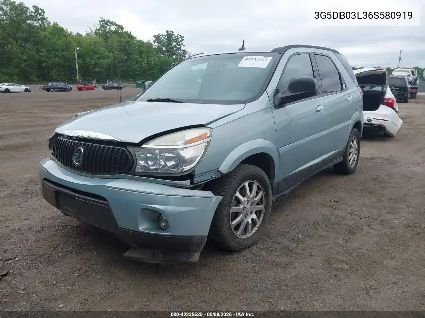 2006 Buick Rendezvous Cx VIN: 3G5DB03L36S580919 Lot: 42235525