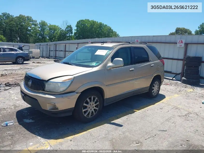 2006 Buick Rendezvous Cx VIN: 3G5DA03L26S621222 Lot: 42320124