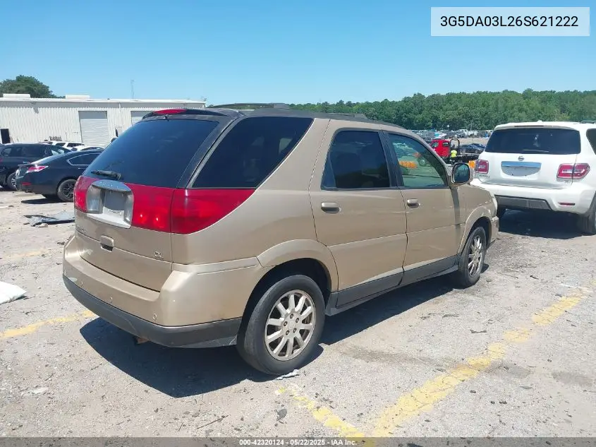 2006 Buick Rendezvous Cx VIN: 3G5DA03L26S621222 Lot: 42320124