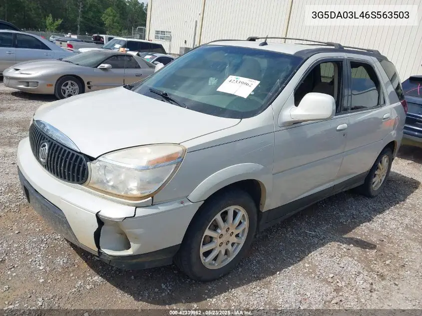2006 Buick Rendezvous Cx VIN: 3G5DA03L46S563503 Lot: 42339962
