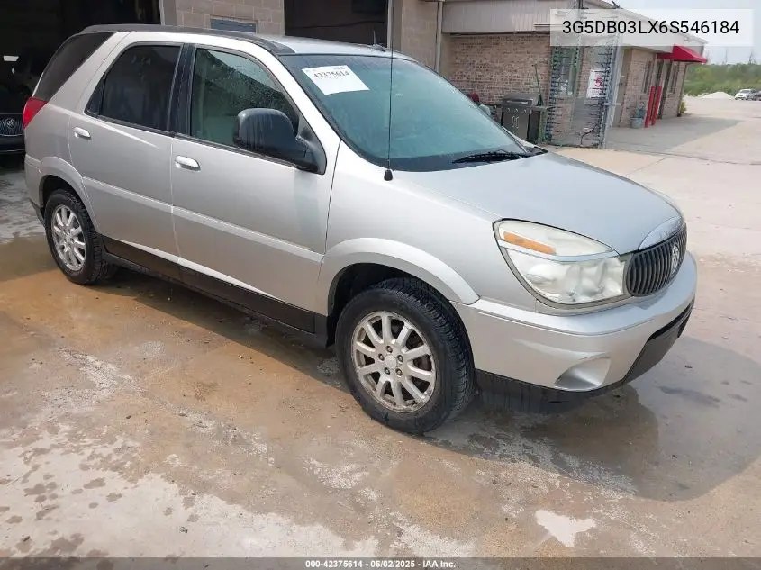 2006 Buick Rendezvous Cx VIN: 3G5DB03LX6S546184 Lot: 42375614
