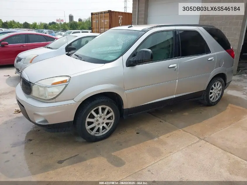 2006 Buick Rendezvous Cx VIN: 3G5DB03LX6S546184 Lot: 42375614