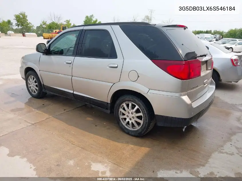 2006 Buick Rendezvous Cx VIN: 3G5DB03LX6S546184 Lot: 42375614
