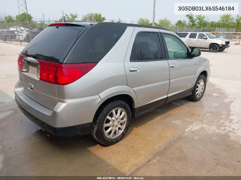 2006 Buick Rendezvous Cx VIN: 3G5DB03LX6S546184 Lot: 42375614