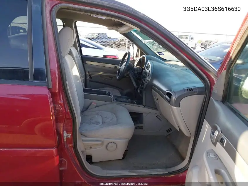 2006 Buick Rendezvous Cx VIN: 3G5DA03L36S616630 Lot: 42425746