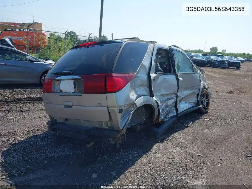 2006 Buick Rendezvous Cx VIN: 3G5DA03L56S643358 Lot: 42479769