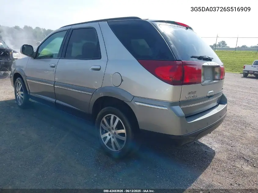 2006 Buick Rendezvous Cx VIN: 3G5DA03726S516909 Lot: 42483926