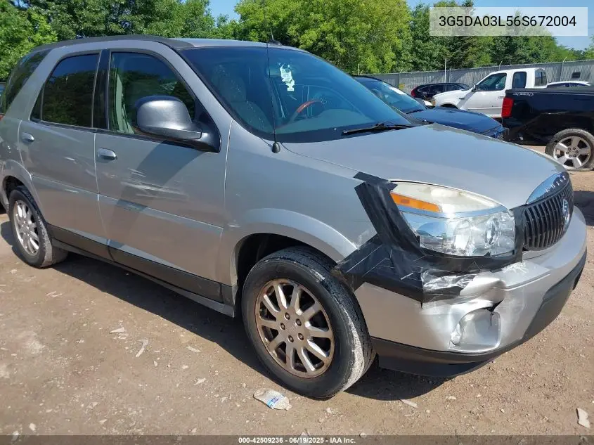 2006 Buick Rendezvous Cx VIN: 3G5DA03L56S672004 Lot: 42509236