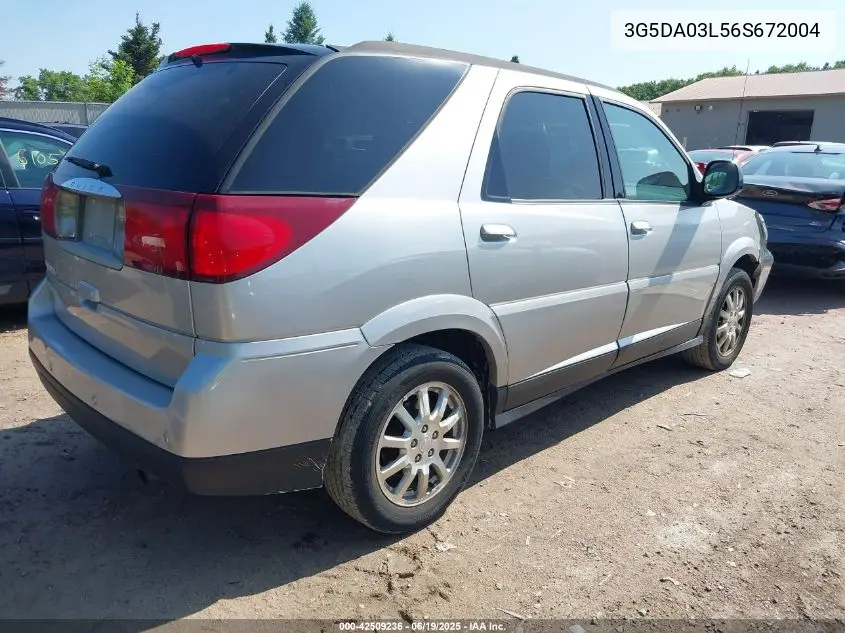 2006 Buick Rendezvous Cx VIN: 3G5DA03L56S672004 Lot: 42509236