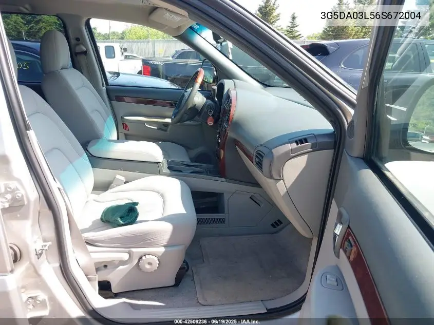 2006 Buick Rendezvous Cx VIN: 3G5DA03L56S672004 Lot: 42509236