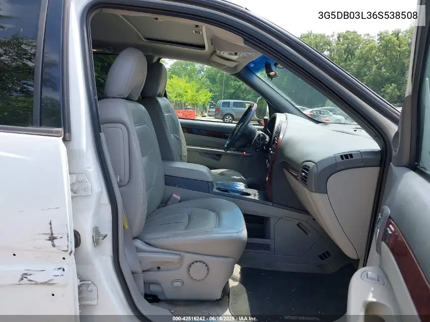 2006 Buick Rendezvous Cx VIN: 3G5DB03L36S538508 Lot: 42516242