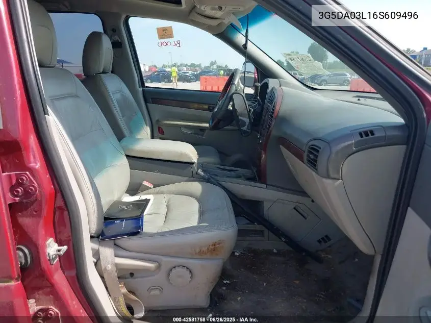 2006 Buick Rendezvous Cx/Cxl VIN: 3G5DA03L16S609496 Lot: 42581758