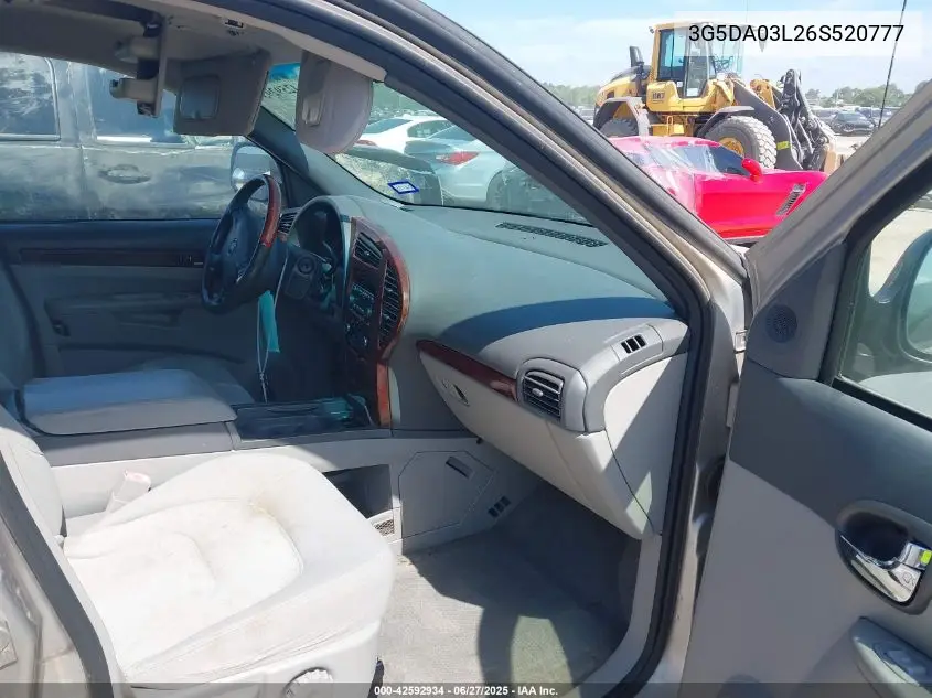 2006 Buick Rendezvous Cx VIN: 3G5DA03L26S520777 Lot: 42592934