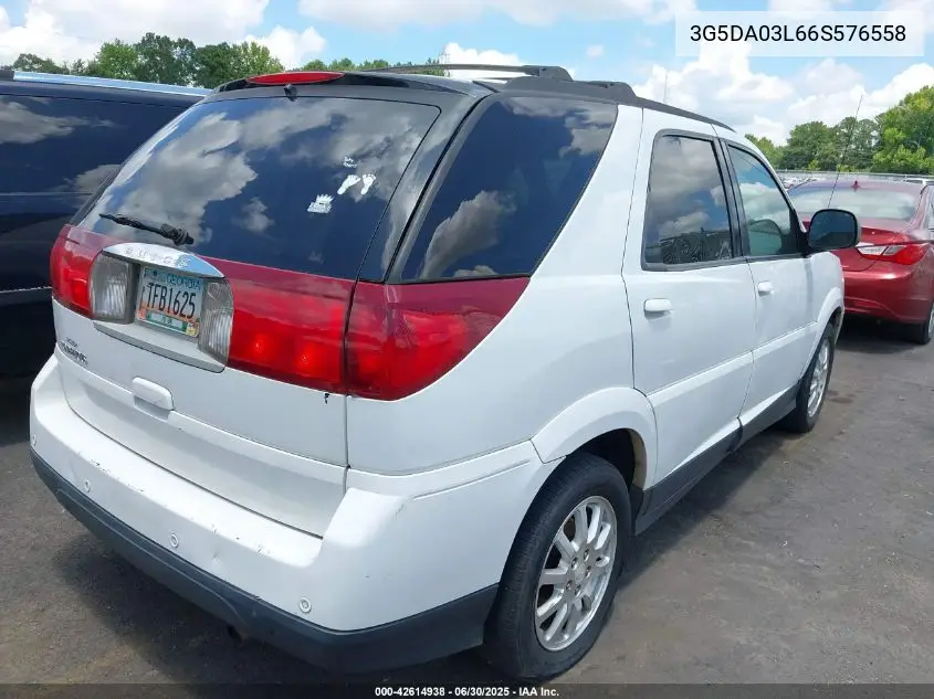 2006 Buick Rendezvous Cx VIN: 3G5DA03L66S576558 Lot: 42614938