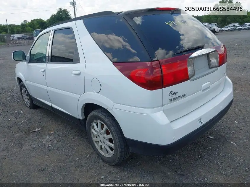 2006 Buick Rendezvous Cx VIN: 3G5DA03L66S584496 Lot: 42663750