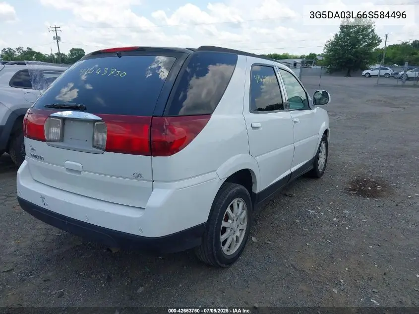 2006 Buick Rendezvous Cx VIN: 3G5DA03L66S584496 Lot: 42663750