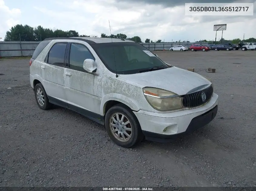 2006 Buick Rendezvous Cx VIN: 3G5DB03L36S512717 Lot: 42677040
