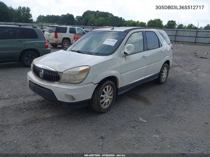2006 Buick Rendezvous Cx VIN: 3G5DB03L36S512717 Lot: 42677040