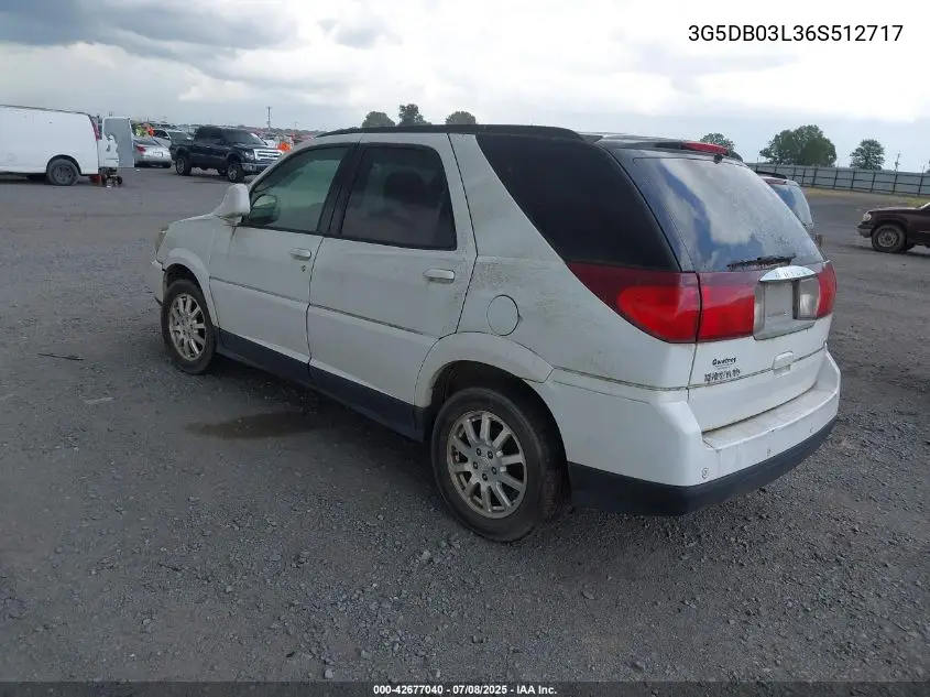 2006 Buick Rendezvous Cx VIN: 3G5DB03L36S512717 Lot: 42677040