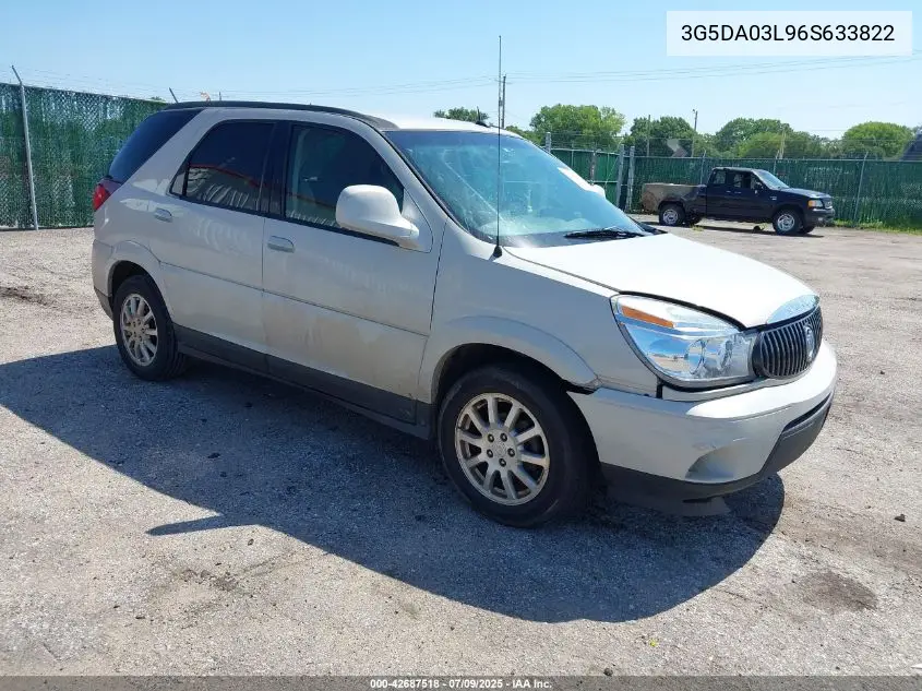 2006 Buick Rendezvous Cx VIN: 3G5DA03L96S633822 Lot: 42687518