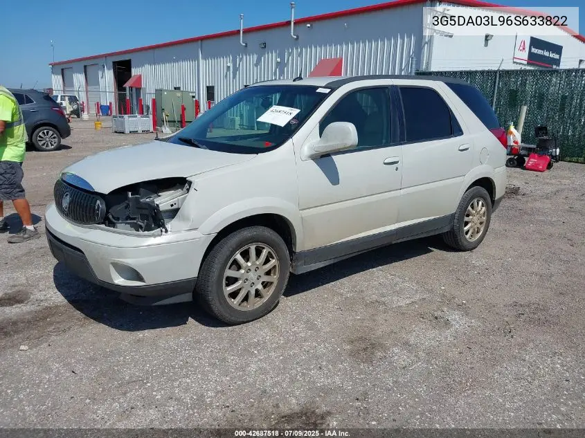 2006 Buick Rendezvous Cx VIN: 3G5DA03L96S633822 Lot: 42687518