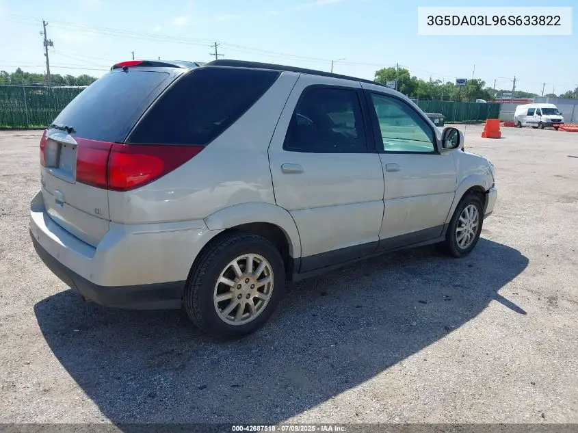 2006 Buick Rendezvous Cx VIN: 3G5DA03L96S633822 Lot: 42687518