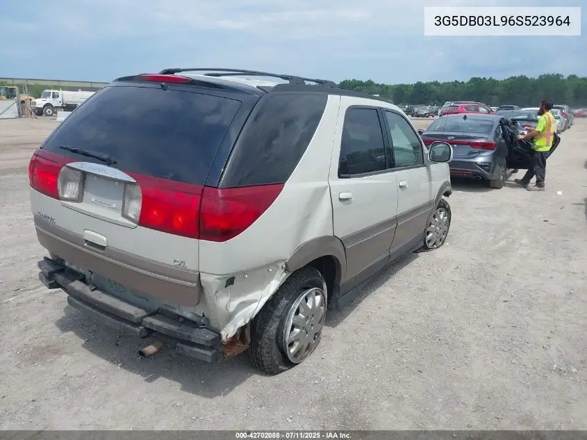 2006 Buick Rendezvous Cx VIN: 3G5DB03L96S523964 Lot: 42702088